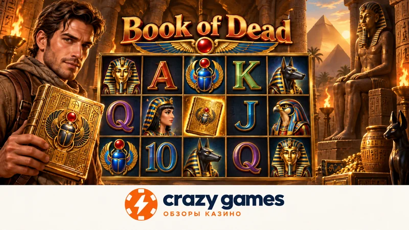Book of Dead: ещё один экран игры.
