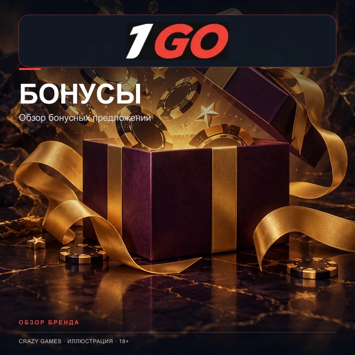 Приветственное предложение 1GO. Перед активацией проверьте вейджер и максимальную ставку.