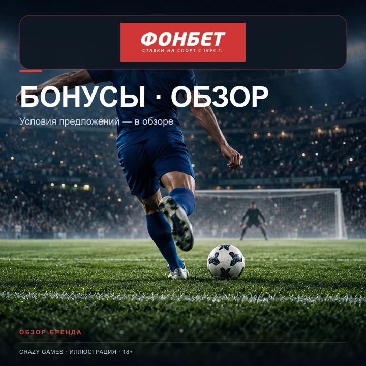Ставки на футбол в Фонбет: линия, экспрессы и фрибеты. Иллюстрация.