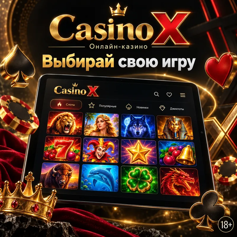 Слоты в Casino X: RTP каждого автомата виден в меню игры.