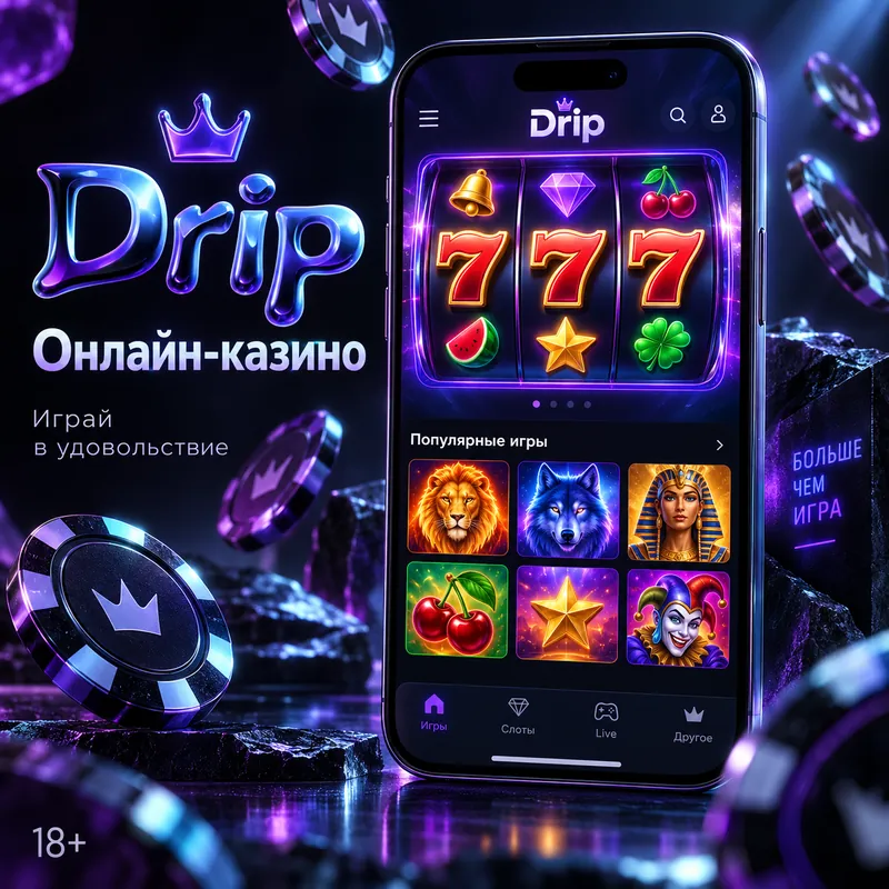 Промо-баннер Drip. Иллюстрация, не снимок сайта.