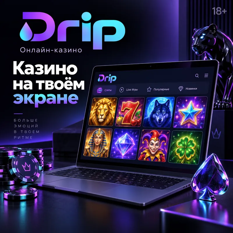 Drip на телефоне: работает в браузере, приложение не обязательно.
