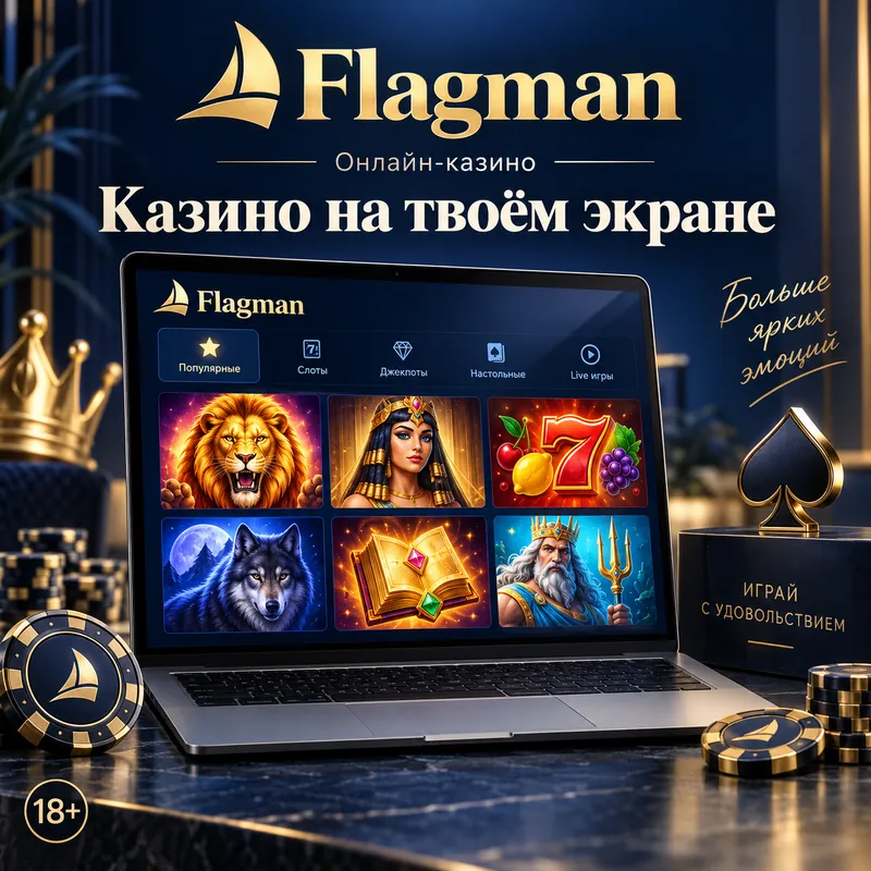 Промо-баннер Flagman. Иллюстрация, не снимок сайта.