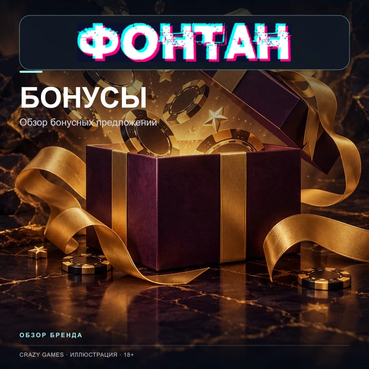 Приветственное предложение Fontan. Перед активацией проверьте вейджер и максимальную ставку.