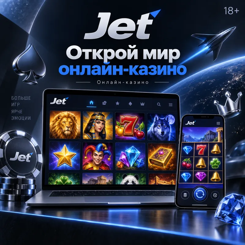 Промо-баннер Jet. Иллюстрация, не снимок сайта.