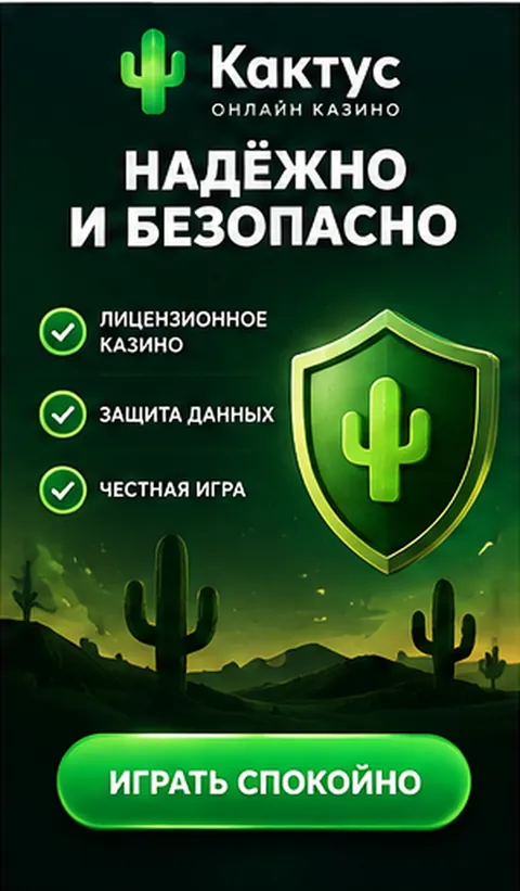 Промо-баннер Кактус. Иллюстрация, не снимок сайта.