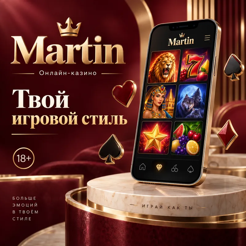 Промо-баннер Martin. Иллюстрация, не снимок сайта.