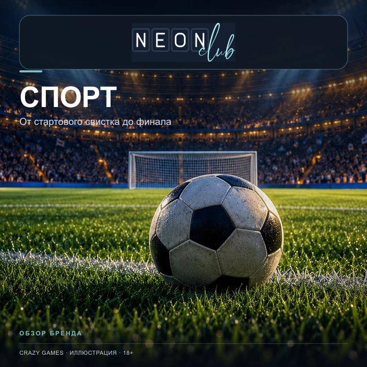 NeonClub принимает и ставки на спорт; бонусы казино и спорта обычно разные.