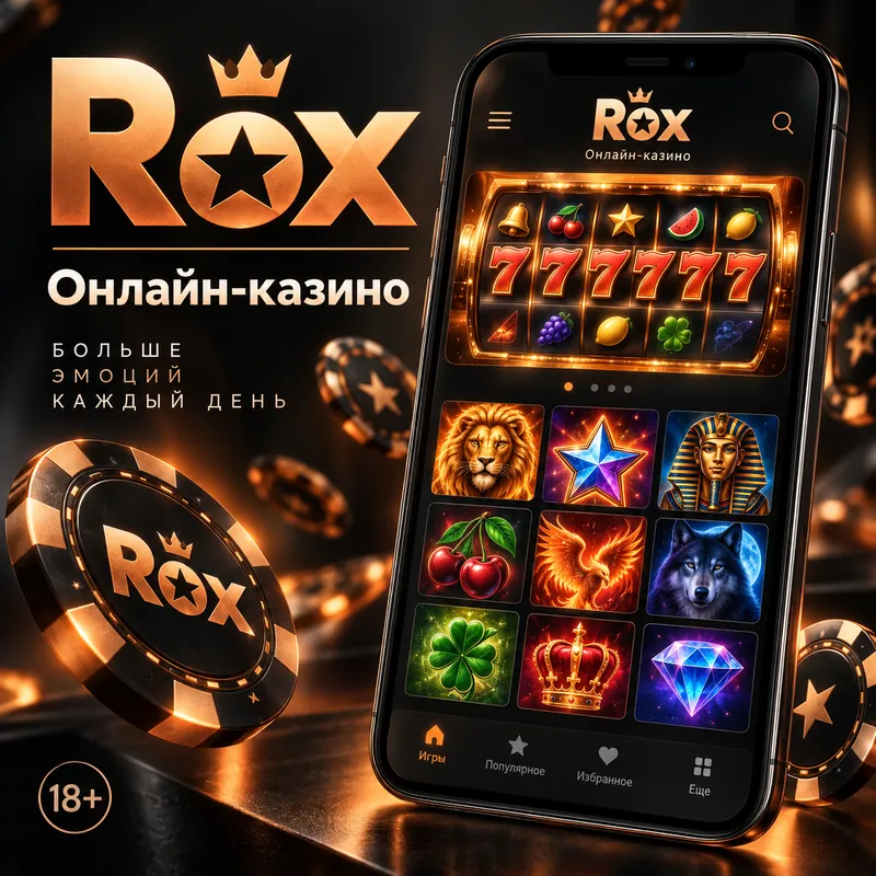 Промо-баннер Rox. Иллюстрация, не снимок сайта.