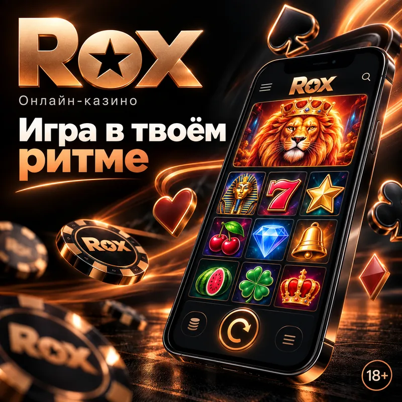 Промо-баннер Rox. Иллюстрация, не снимок сайта.