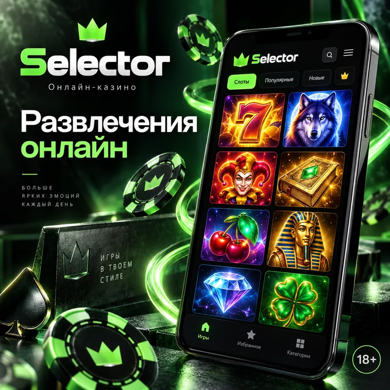 Промо-баннер Selector. Иллюстрация, не снимок сайта.
